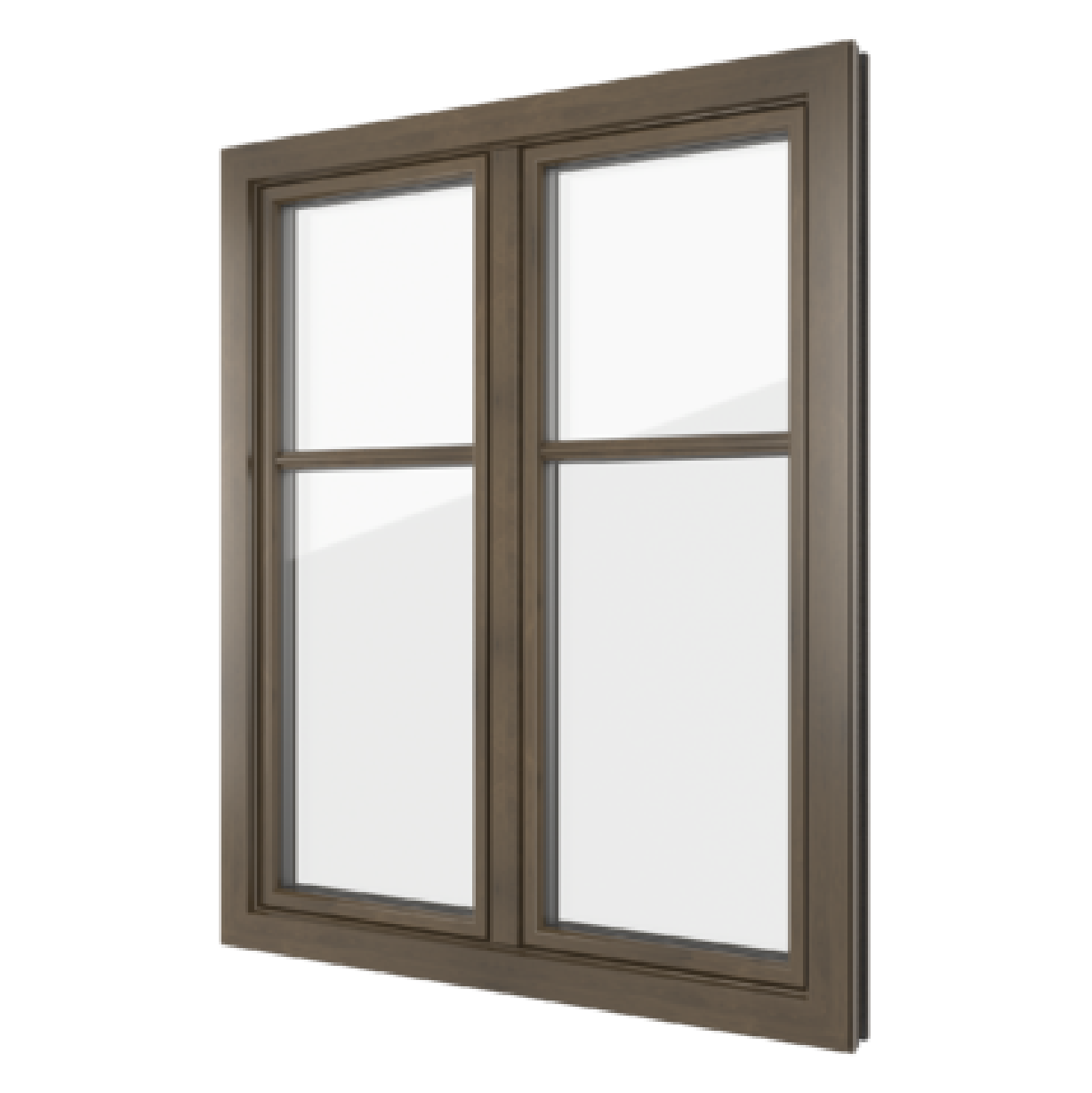 Finestre Finstral combinate in PVC e alluminio, equilibrio tra efficienza e design.